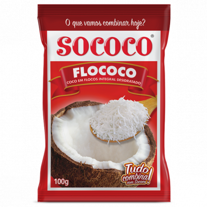 Coco Ralado Desidratado Integral em Flocos 100g