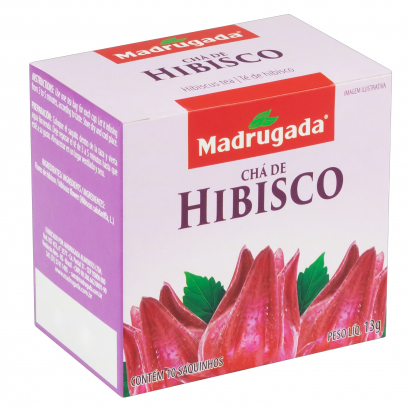 Chá de Hibisco - 10 Sachês de 15g