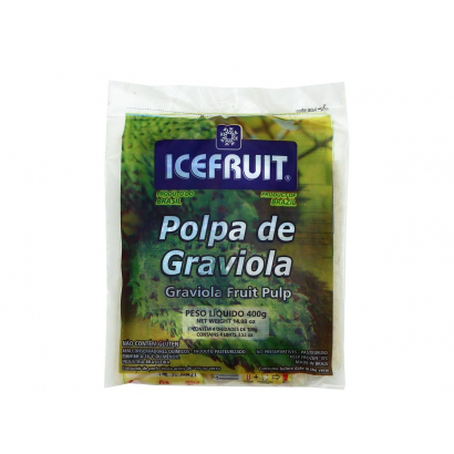 Polpa Fruta Congelada de Graviola 400g