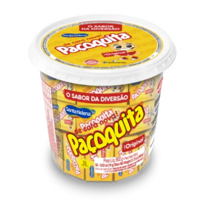 Paçoca de Amendoim Tipo Tablete  Paçoquita 900g