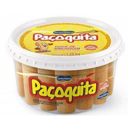 Paçoca de Amendoim Tipo Tablete  Paçoquita 1Kg